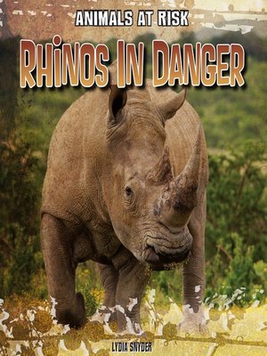 cover image of Rhinos in Danger
